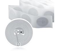 10pcs Tag NFC, 25mm Ntag216 Autocollants NFC Cartes NFC Rondes Mémoire Programmable de 888 Octets Étiquettes Ntag216 Compatibles avec NFC les Téléphones et Appareils