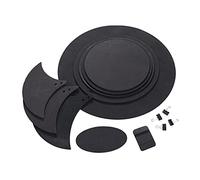 10pcs tambour muets pads cinq tambours trois cymbales jazz tambour tampon de tampon de, amortisseurs