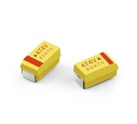 10Pcs Tantalum Capacitors Type A B C D SMD Capacitor 6.3V 10V 16V 25V 35V 50V 2.2UF 4.7UF 10UF 22UF 33UF 47UF 100UF 220UF 330UF AUOQKQUT(6032 C 10V 100UF)