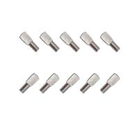 10Pcs Taquet Etagere, chevilles de support d'étagère en forme de cuillère,Support d'Étagère Étagère Broches Cheville Etagere Supports de Plaque en Métal - 5mm*19mm