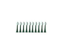 10PCS Têtes souples pour brosse à dents électrique enfant | Têtes de rechange en plastique pour brosses à dents électriques enfant, modèle A1, embouts souples(Green 10pcs head)