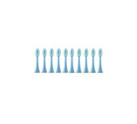 10PCS Têtes souples pour brosse à dents électrique enfant | Têtes de rechange en plastique pour brosses à dents électriques enfant, modèle A1, embouts souples(Blue 10pcs head)
