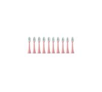 10PCS Têtes souples pour brosse à dents électrique enfant | Têtes de rechange en plastique pour brosses à dents électriques enfant, modèle A1, embouts souples(Pink 10pcs head)