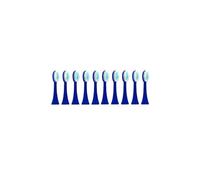 10PCS Têtes souples pour brosse à dents électrique enfant | Têtes de rechange en plastique pour brosses à dents électriques enfant, modèle A1, embouts souples(Dark Blue 10pcs head)