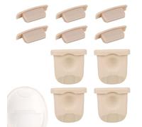 10pcs Tire-lait Compatibles avec Eufy S1 Pro/S1/E20/E10, 4 Membranes en Silicone et 6 Bouchons de Verseur Pièces de Rechange pour Tire-lait Portable pour Eufy