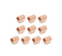 10pcs Toe Cushion Tube Relieve Pressure Ache Fiber Gel Toe Tubes Sleeves for Overlapping Toes Bunions