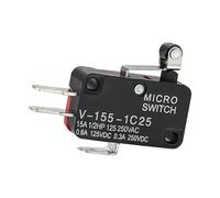 10PCS Touch switch V-155-1C25 Limit Switch Short Hinge Roller Lever Arm SPDT Snap Action