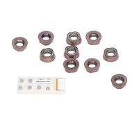 10pcs Tourner l'insertion du carbure de carbure de pale de chute de frappeur de fruits de fruits CNC Kit de jeu d'outils pour le remplacement