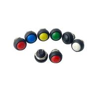 10pcs Two Pins 12mm DIY Reset Small-sized Push Button Switch Momentary Electrical Power Horn Switches NWPNLXEA(Rot)