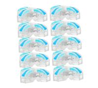 10pcs Type Quick Splice Wire Connectors Insulated Copper Terminals for Electrical Wiring Cable Transparent Safe and Efficient Connection for Home and Automotive Use .D126