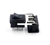 10PCS Type Switch Black 10 * 15mm 3PIN 90 Degree Curved Needle Pins ON-OFF Rocker Switch 3A/250V 6A/125V AC Power Switch NWPNLXEA(2)