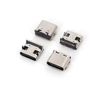 10Pcs USB 3.1 Type C 16-Pin SMT Female Socket Charging Port PCB Solder Connector NWPNLXEA