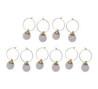 10pcs Verre À Vin Charme Avec Anneaux Marqueurs De Boisson Étiquette Pour Boire Du De Champagnes Party Decoration Verre Accessoires