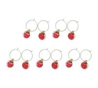 10pcs Verre À Vin Charme Avec Anneaux Marqueurs De Boisson Étiquette Pour Boire Du De Champagnes Party Decoration Verre Accessoires