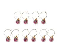 10pcs Verre À Vin Charme Avec Anneaux Marqueurs De Boisson Étiquette Pour Boire Du De Champagnes Party Decoration Verre Accessoires
