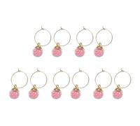 10pcs Verre À Vin Charme Avec Anneaux Marqueurs De Boisson Étiquette Pour Boire Du De Champagnes Party Decoration Verre Accessoires