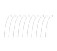 10pcs Verrou Sport pour Oticon 85dB Aides Auditives, Verrou Fixation à Queue Rétention Sécurisée Remplacement pour Oticon Accessoires et Fournitures d’Aide Auditive (Transparent)