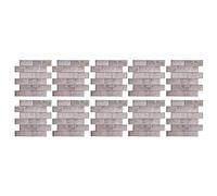 10pcs Wall Autocollant auto-adhésif papier peint en 3 dimensions en céramique carreaux d'autocollants décoration
