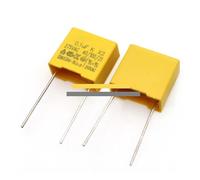 10pcs X2 capacitor 10mm 275VAC 275V 0.01UF 0.022UF 0.033UF 0.047UF 0.1UF 0.15UF 0.22UF 0.33UF 0.47UF Polypropylene film NWPNLXEA(X2 275VAC 0.022UF)