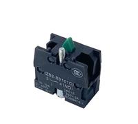 10pcs XB2 Series Accessory 10A Silver/Brass Block Push Button Switch ZB2BE102C (NC) ZB2-BE101C (NO) NWPNLXEA(NO,Brass Contact)