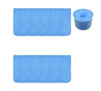 10pièce Chaussette Skimmer Piscine,Pool Panier Net Chaussettes Filtre Accessoires,Spa Fine Filtrant Prefiltre Filet Chausette Extra Lot,Nettoyage Surface Filtration Tissus Epuisette Netskim pour Boite