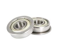 10pièce Roulement à billes à bride, 10mm diamètre intérieur 15mm diamètre extérieur 4mm hauteur, roulements miniatures