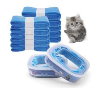 10pièces de remplissage pour Litter Genie standard,Plus,XL,style,sac de remplissage de litière pour chat,sac poubelle,100% de protection contre les odeurs garantie