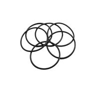 10Pièces joints toriques en caoutchouc fluoré, 43.6mm diamètre extérieur 40mm diamètre intérieur 1.8mm largeur, joint d'étanchéité noir