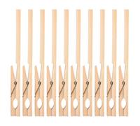 10Pièces Pince à Tube à Essai Bois Accessoires de Laboratoire pour Expérimentation Outils Pratiques