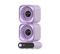 10Rechargeable Desk Fan, Auto Oscillating Blower, 5.75x4.57x12.64 Inches Accessory Cooler with Digital Display, ABS Device, Modern Desktop Fan with Noiseless Style, Living Room for Apartment
