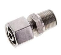 10S & 3/8'' NPT en acier inoxydable avec filetage mâle 630 bar Ajustable ISO 8434-1