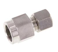 10S & G1/2'' Raccord à compression droit en acier inoxydable avec filetage femelle pour manomètres 450 bar ISO 8434-1