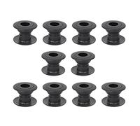 10Set Accessoire de Roulement de Baby-Foot Noir, Structure Filetée à Hauteur Réglable en Plastique écologique, Roulements D'arbres de Machine de Planche de Football pour