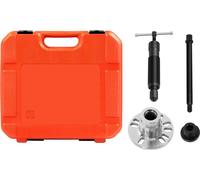 10T Kit extracteur de roue hydraulique, acier au carbone durable, facile à transporter, rouge