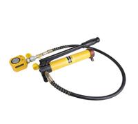 10T Vérin Hydraulique, Pompe Hydraulique Manuelle + Ultra-Mince 10T Vérin Hydraulique Poignée en Acier Outil de Levage Capacité