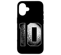 10th Birthday Boy Golf Player Golf 10 Years Old Coque pour iPhone 16