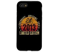 10th Birthday Vintage 10 Year Old Est 2013 Limited Edition Coque pour iPhone SE (2020) / 7/8
