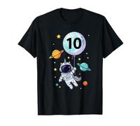 10th Unicorn Astronaut Space Birthday T-Shirt