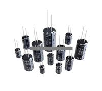 10V 16V 25V 35V 50V 400V 450V Aluminum Electrolytic Capacitor 4.7UF 10UF 22UF 47UF 100UF 220UF 330UF 470UF 1000UF 2200UF 4700UF AUOQKQUT(400V 2.2UF 5PCS)