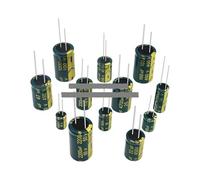 10V 16V 25V 35V 50V 400V 450V High Frequency Low Aluminum Capacitor 10UF 100UF 220UF 330UF 470UF 680UF 1000UF 2200UF 3300UF NWPNLXEA(160V22UF 10PCS)