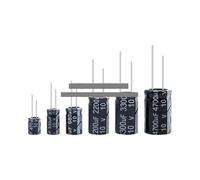 10V Aluminum Electrolytic Capacitor 100UF 220UF 330UF 470UF 680UF 1000UF 1500UF 2200UF 3300UF 4700UF 10000UF AUOQKQUT(10V 2200UF 5PCS)