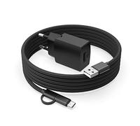 10W Chargeur Compatible avec Samsung Galaxy Tab A E S S2 3 4 A7 A8 S5e S6 10.1" 8.0" 8.4" 9.7" SM-T590 T387 T380 T385 avec Câble de 1,5 M 2-en-1 Micro USB und Typ C Kabel Adaptateur Secteur