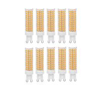 10W LED Bulb G9 124led 2835 Lamp 3000K/6000K 10pcs/lot (Color : Cool White) (Warm White)
