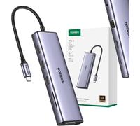 10W1 Ugreen Revodok Adapter Cm498 Usb Hub To 3X Usb-A 3.0, Hdmi, Vga, Rj45, Sd/Tf, Aux3.5Mm, Pd Converter