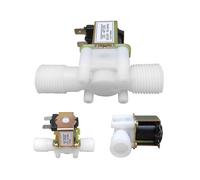 10X 12V 1/2 Pouces Air Magnetique en Plastique Electrique D'Eau de Valve Electromagnetique de N / C Normalement Ferme