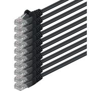 10x 3m Cat6 Cat 6 Network Cable - RJ45 Ethernet LAN DSL Modem Router - Black