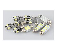10X Accessoires de Voiture Ampoules LED Kit intérieur, pour Subaru Outback 2000-2008 2009 Carte dôme Coffre Porte Plaque d'immatriculation lumière