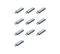 10X Adaptateur D'Affichage Virtuel USB Type-C DDC EDID Prise Factice Émulateur D'Affichage Fantôme Sans Tête Charge Factice 4K à 60 Hz