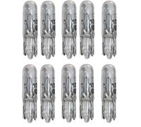 10x Ampoule 12v 1,2w T5 W2x4.6d Transparent Voiture Moto Scooter Mobylette