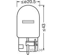 10x Ampoule de clignotant W3x16d 7504 OSRAM pour VW ABARTH MITSUBISHI MAZDA FIAT